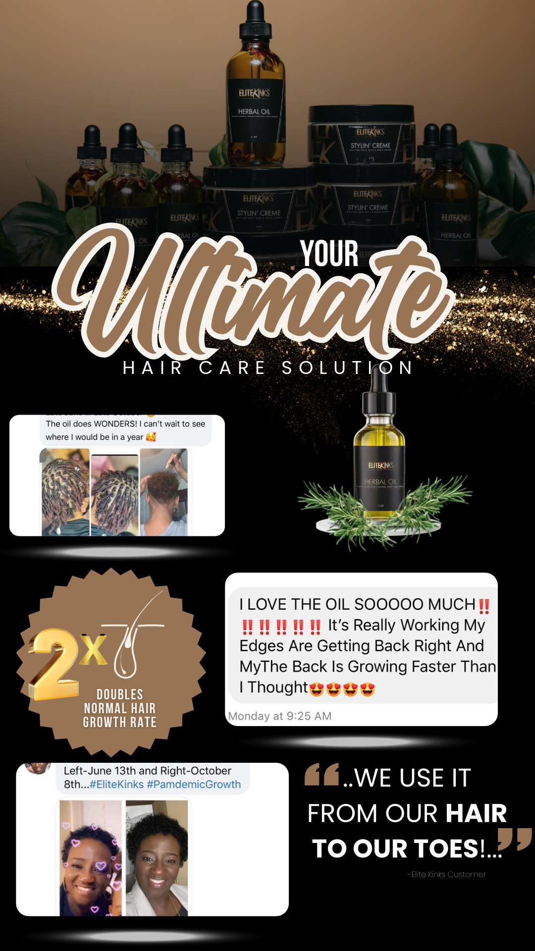 Elite Kinks® Herbal Oil